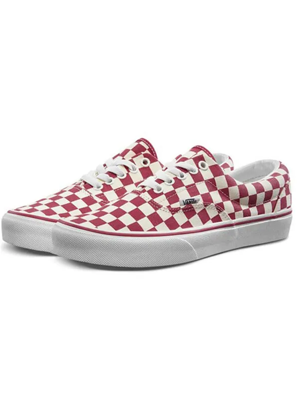 Кроссовки era checkerboard red Vans — изображение 2 из 4, красный/белый