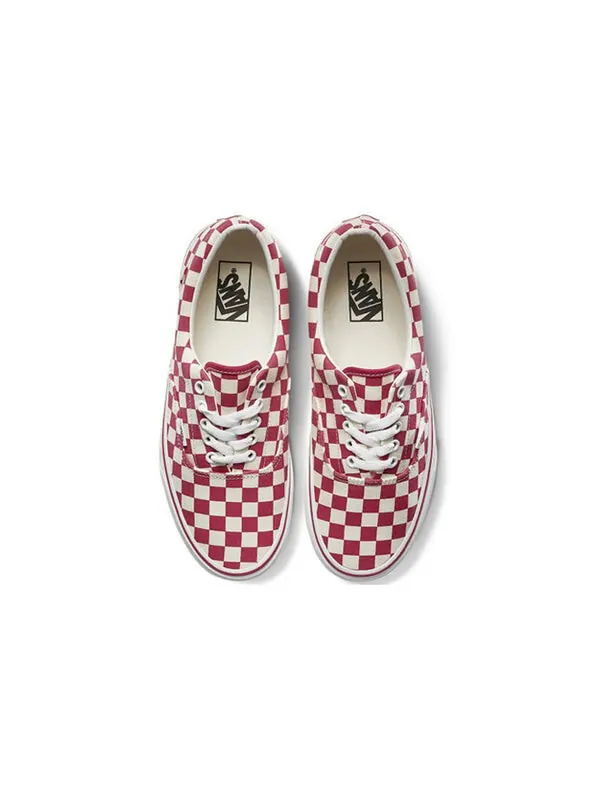 Кроссовки era checkerboard red Vans — изображение 3 из 4, красный/белый