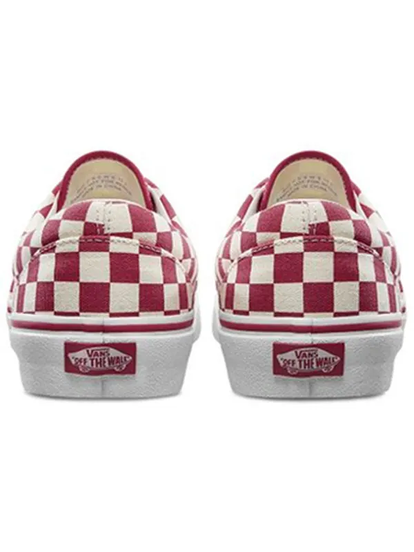 Кроссовки era checkerboard red Vans — изображение 4 из 4, красный/белый