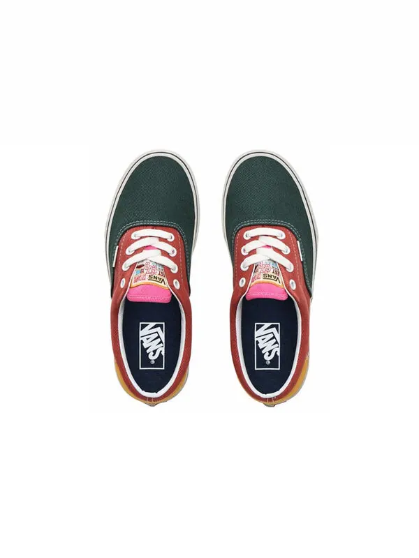 Кроссовки era varsity 'multi-color' Vans — изображение 3 из 4, красный/желтый/зеленый