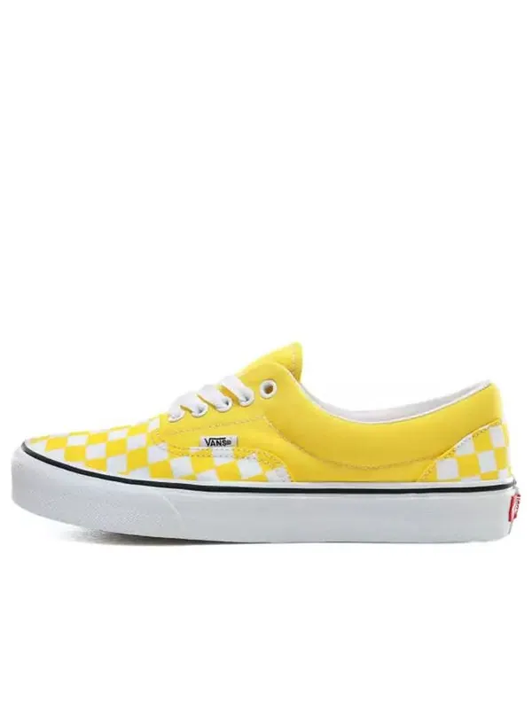 Кроссовки era 'checkerboard vibrant yellow' Vans — изображение 1 из 4, желтый/белый