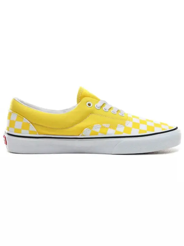 Кроссовки era 'checkerboard vibrant yellow' Vans — изображение 2 из 4, желтый/белый