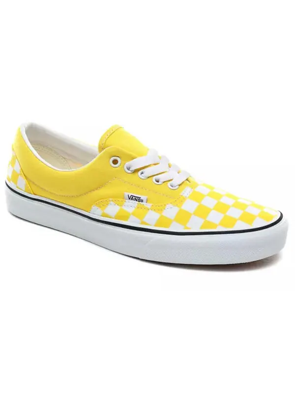 Кроссовки era 'checkerboard vibrant yellow' Vans — изображение 3 из 4, желтый/белый
