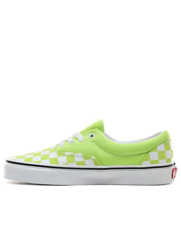 Кроссовки era 'checkerboard - sharp green' Vans — изображение 1 из 4, зеленый/белый