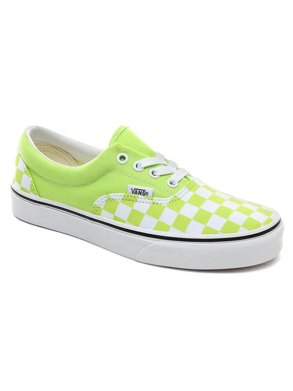 Кроссовки era 'checkerboard - sharp green' Vans — изображение 3 из 4, зеленый/белый