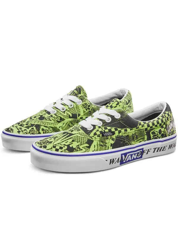 Кроссовки era 'sharp green' Vans — изображение 3 из 4, зеленый
