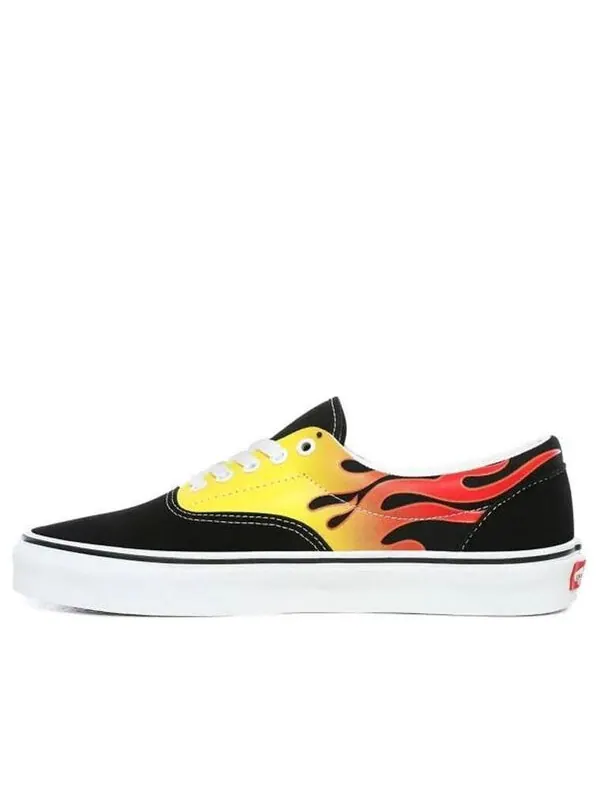 Кроссовки era 'flame - black' Vans — изображение 1 из 4, черный/желтый