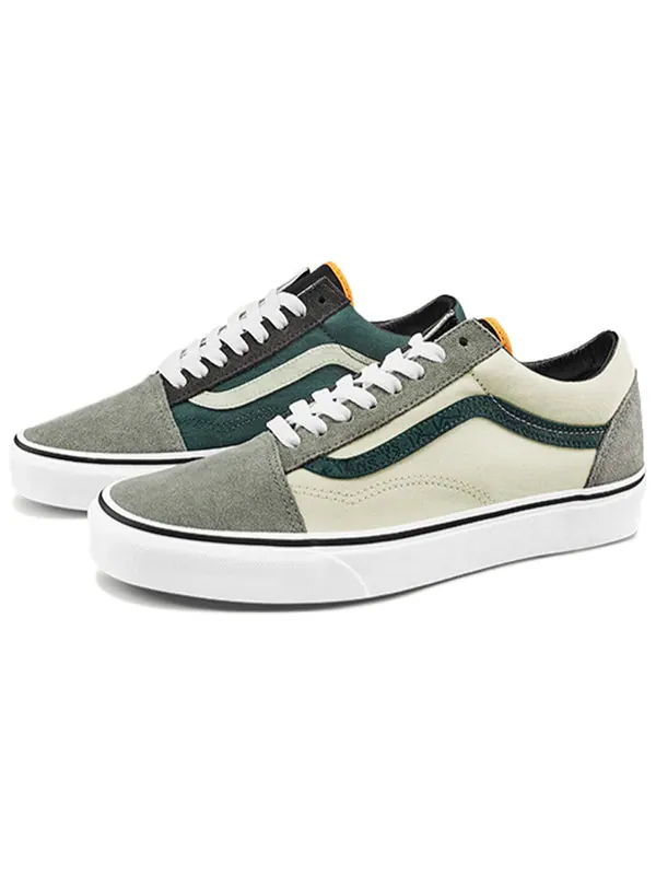 Кроссовки old skool mix and match 'grey green' Vans — изображение 3 из 4, серый/зеленый