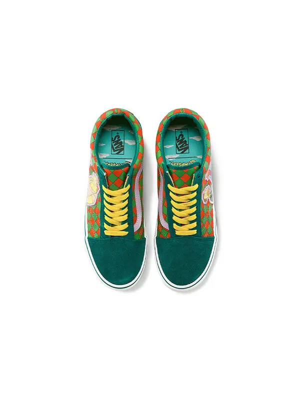 Кроссовки the simpsons x old skool 'moe's tavern' Vans — изображение 3 из 4, синий/желтый