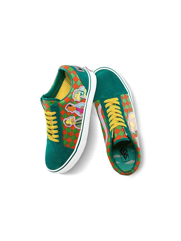 Кроссовки the simpsons x old skool 'moe's tavern' Vans — изображение 4 из 4, синий/желтый