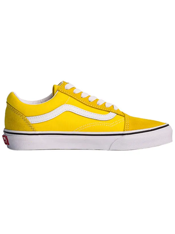 Кроссовки old skool 'vibrant yellow' Vans — изображение 2 из 4, желтый/белый