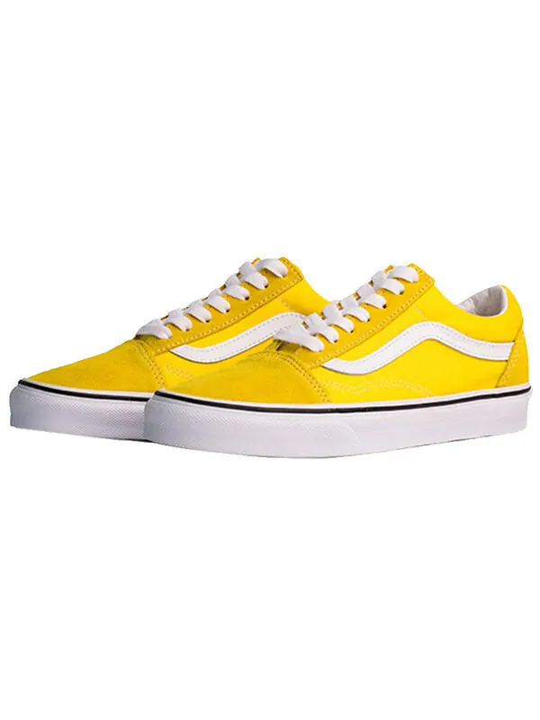 Кроссовки old skool 'vibrant yellow' Vans — изображение 3 из 4, желтый/белый