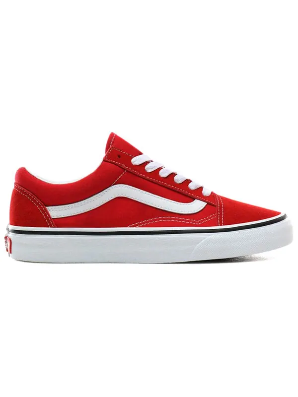 Кроссовки old skool 'racing red' Vans — изображение 2 из 4, красный/белый