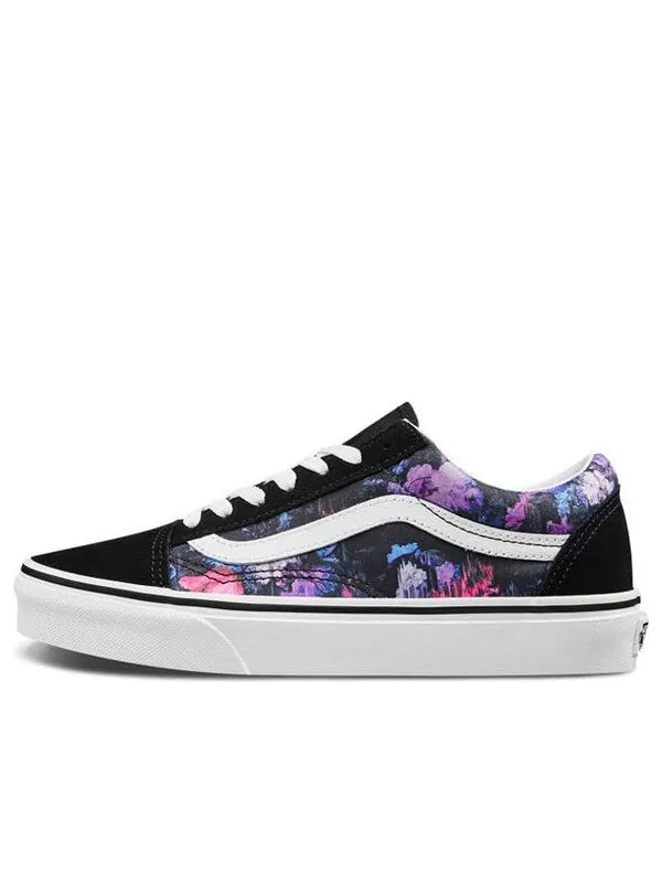 Кроссовки old skool 'warped floral' Vans — изображение 1 из 4, черный
