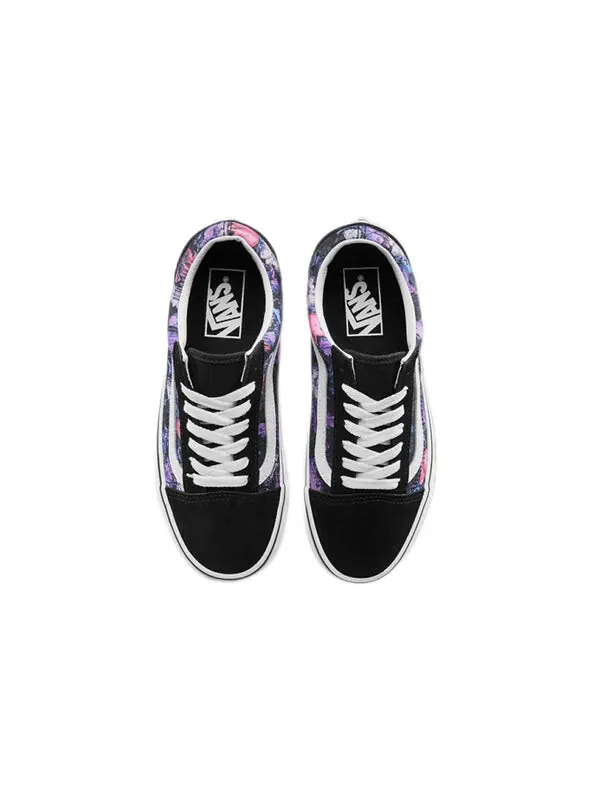 Кроссовки old skool 'warped floral' Vans — изображение 3 из 4, черный