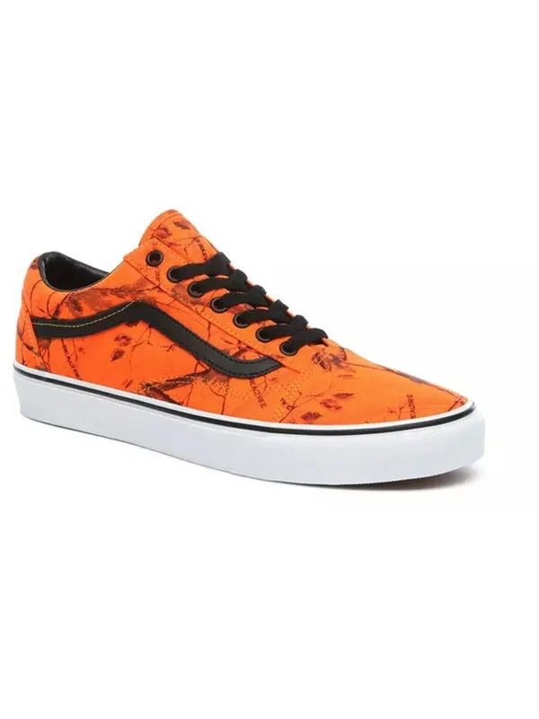 Кроссовки realtree x old skool 'blaze camo' Vans — изображение 3 из 4, оранжевый/белый