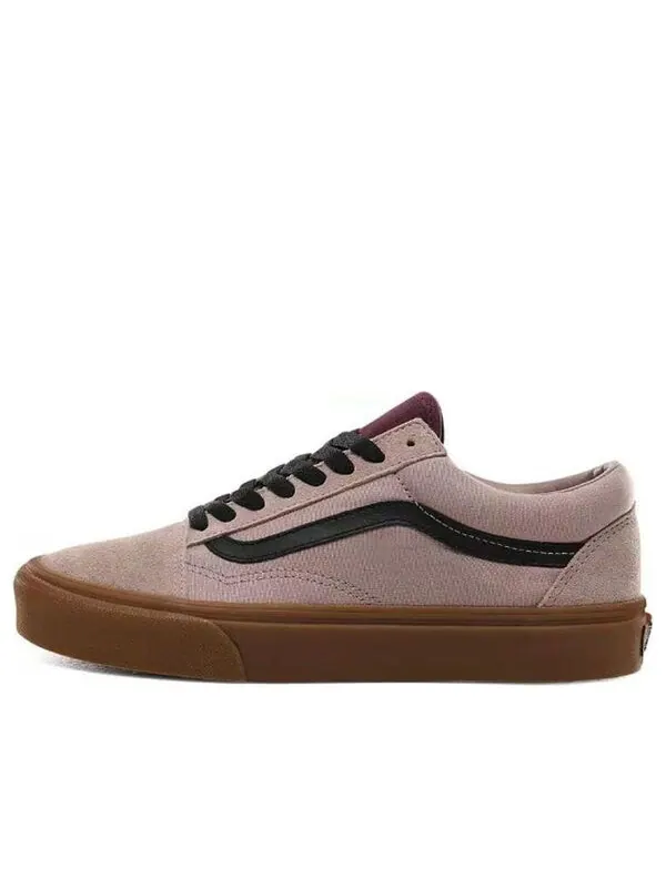 Кроссовки old skool 'shadow grey prune' Vans — изображение 1 из 4, черный/розовый