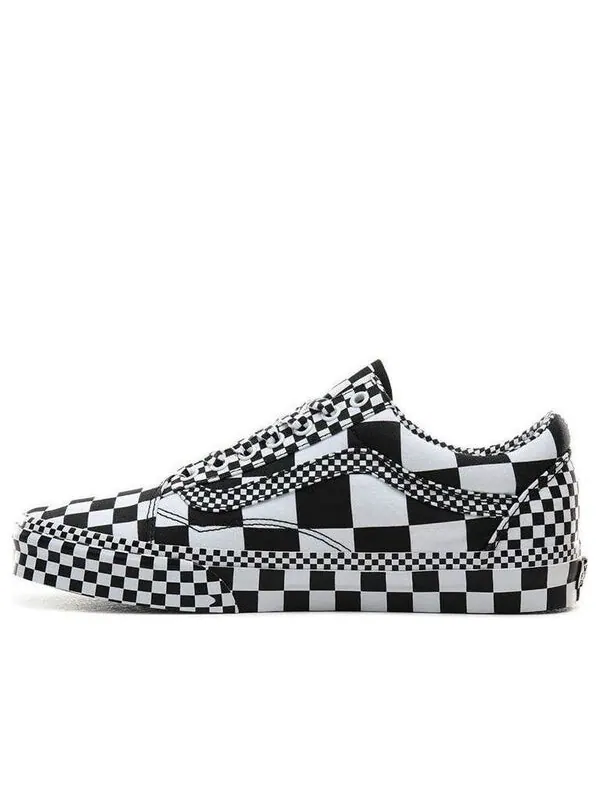 Кроссовки old skool 'all over checkerboard' Vans — изображение 1 из 4, черный