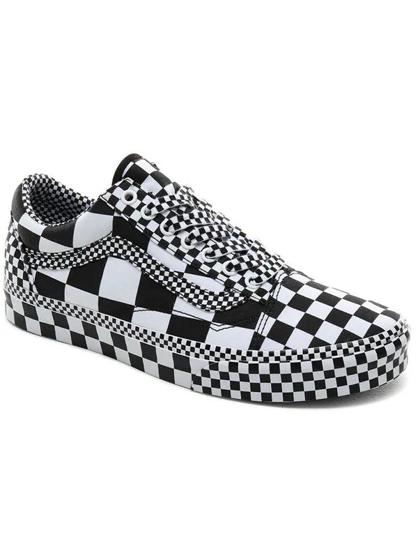 Кроссовки old skool 'all over checkerboard' Vans — изображение 3 из 4, черный