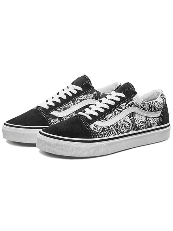Кроссовки old skool 'forgotten bones' Vans — изображение 2 из 4, черный