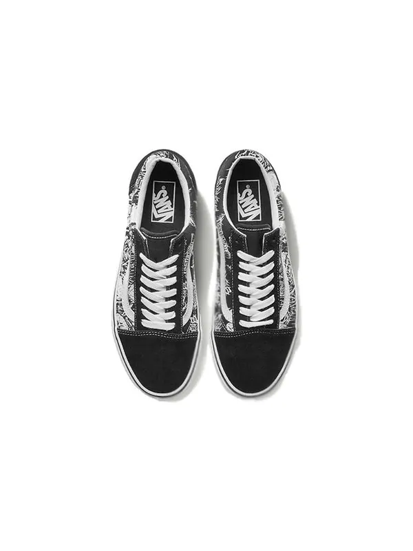 Кроссовки old skool 'forgotten bones' Vans — изображение 3 из 4, черный