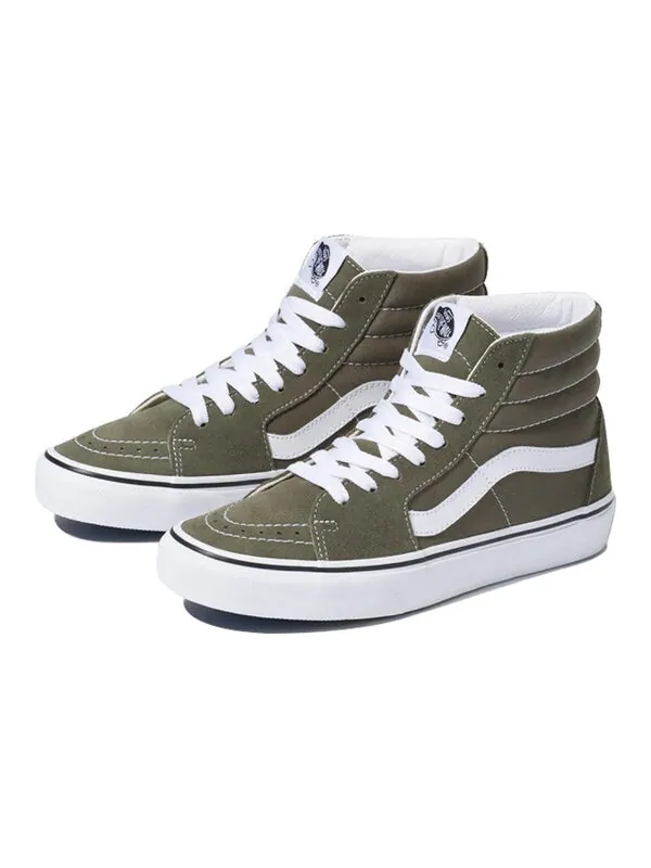 Кроссовки sk8-hi olive green Vans — изображение 2 из 4, зеленый