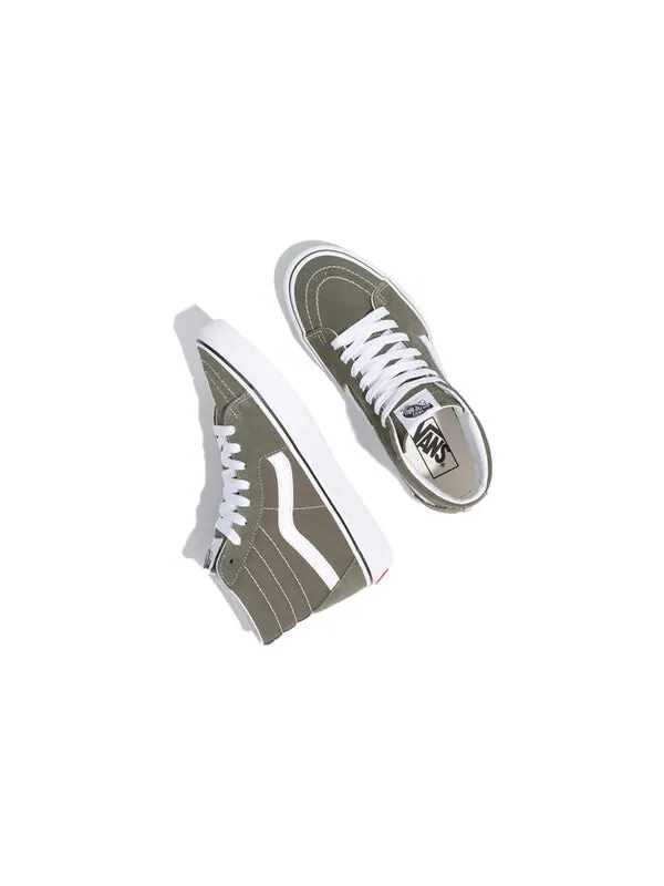 Кроссовки sk8-hi olive green Vans — изображение 3 из 4, зеленый