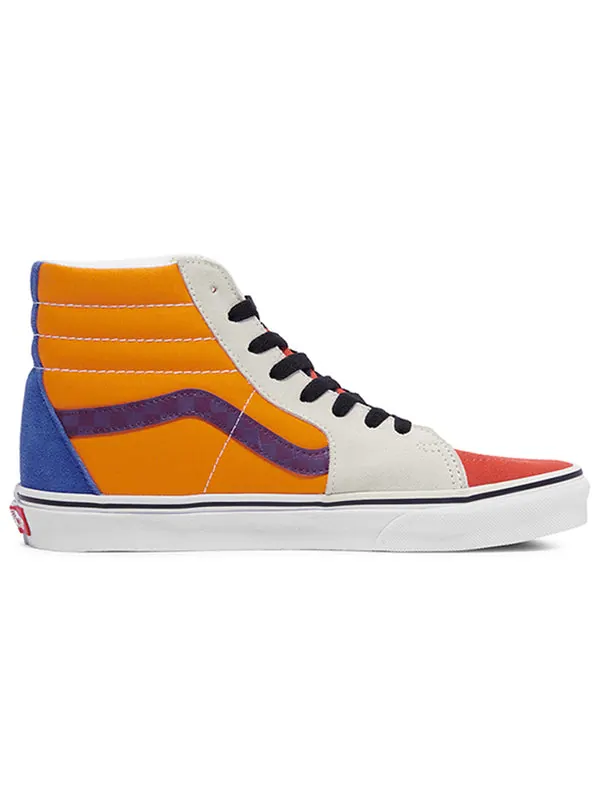 Кроссовки sk8-hi retro high top casual skate shoes yellow purple splicing 'yellow purple blue' Vans — изображение 2 из 4