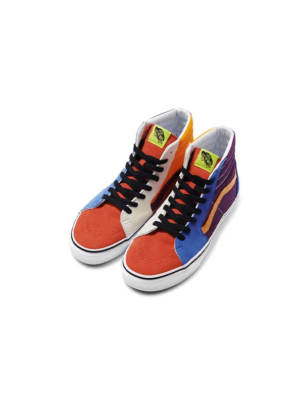 Кроссовки sk8-hi retro high top casual skate shoes yellow purple splicing 'yellow purple blue' Vans — изображение 3 из 4