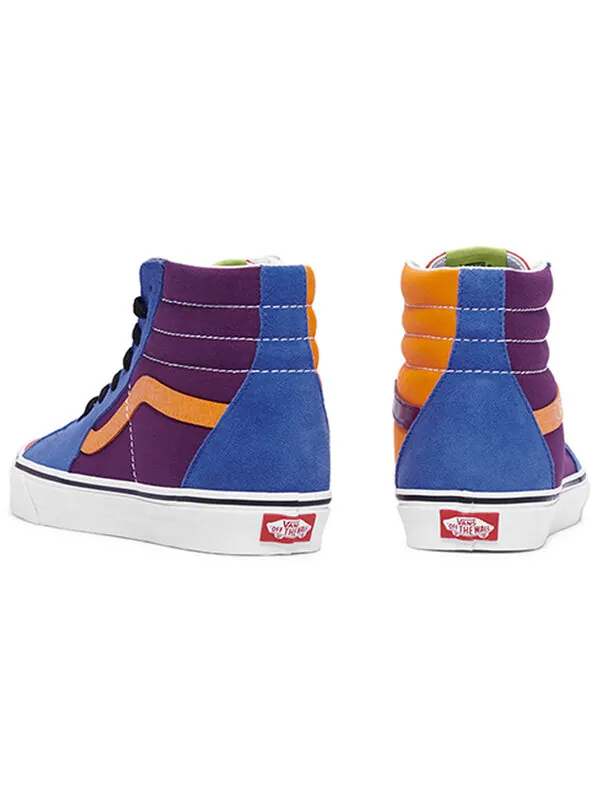 Кроссовки sk8-hi retro high top casual skate shoes yellow purple splicing 'yellow purple blue' Vans — изображение 4 из 4