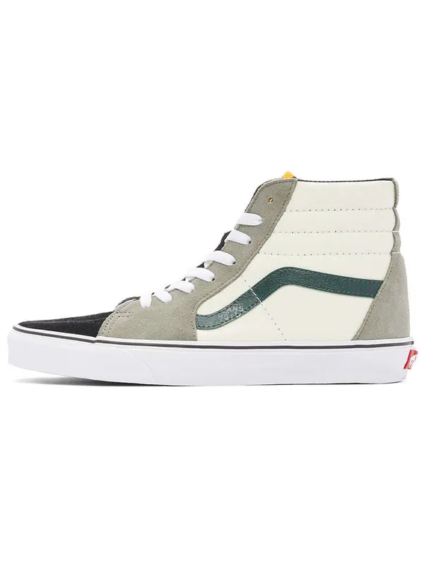Кроссовки sk8-hi 'mix & match - vetiver bistro green' Vans — изображение 2 из 4, зеленый/серый/белый