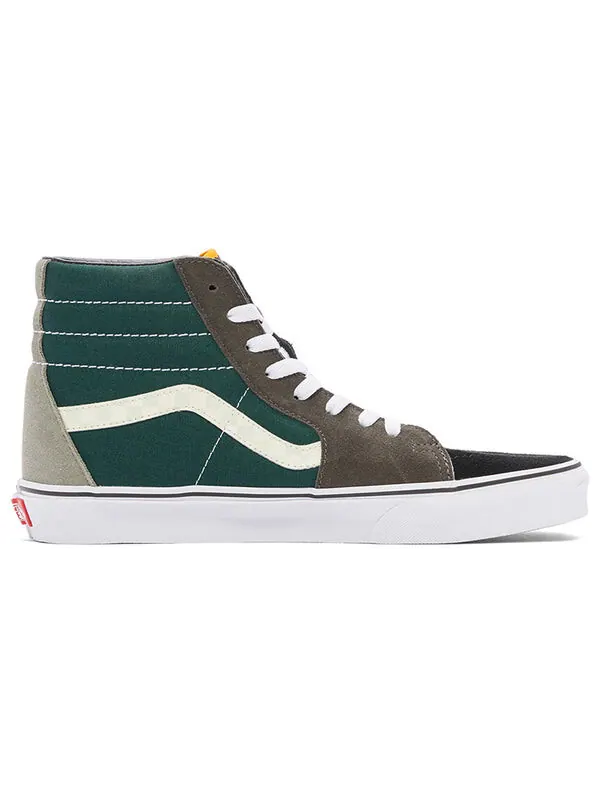 Кроссовки sk8-hi 'mix & match - vetiver bistro green' Vans — изображение 3 из 4, зеленый/серый/белый