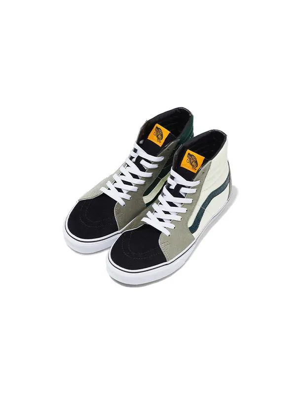 Кроссовки sk8-hi 'mix & match - vetiver bistro green' Vans — изображение 4 из 4, зеленый/серый/белый