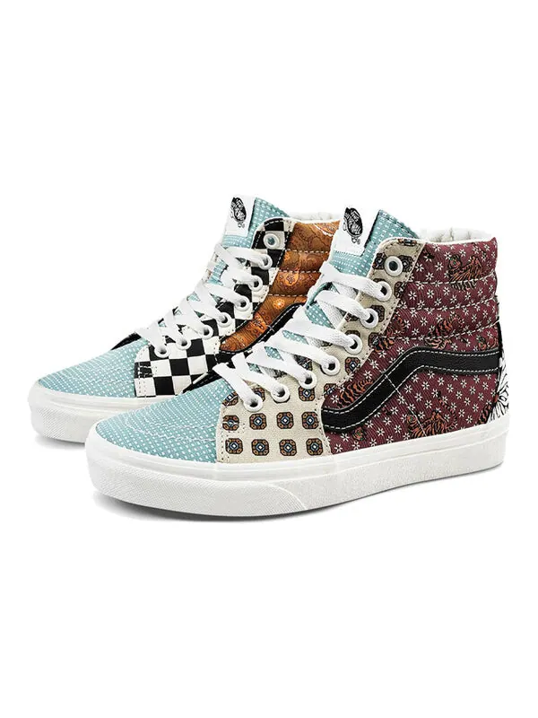 Кроссовки sk8-hi 'tiger patchwork' Vans — изображение 2 из 4, черный