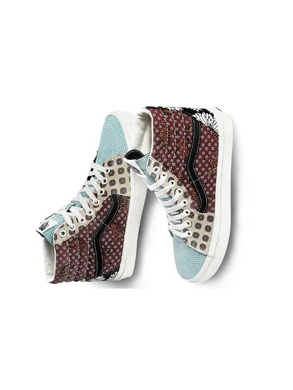 Кроссовки sk8-hi 'tiger patchwork' Vans — изображение 4 из 4, черный