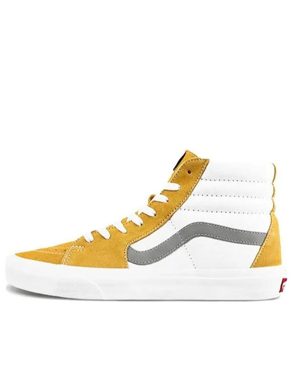 Кроссовки sk8-hi white yellow 'white yellow' Vans — изображение 1 из 4, белый/желтый