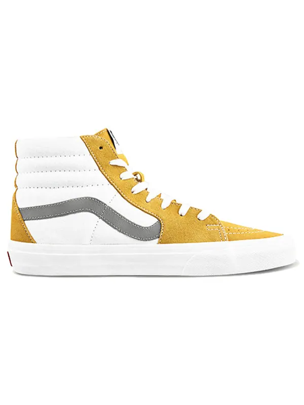 Кроссовки sk8-hi white yellow 'white yellow' Vans — изображение 2 из 4, белый/желтый