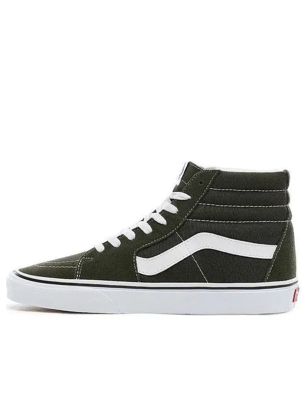 Кроссовки sk8-hi forest night/true white green Vans — изображение 1 из 4, зеленый
