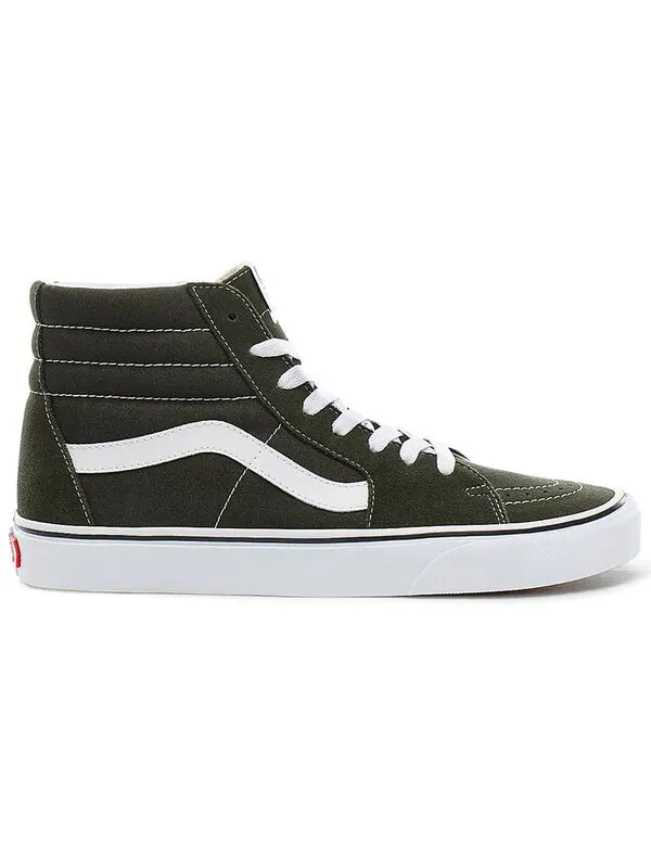 Кроссовки sk8-hi forest night/true white green Vans — изображение 2 из 4, зеленый