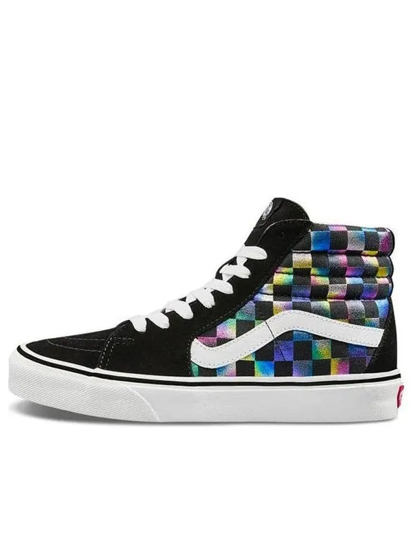 Кроссовки sk8-hi 'iridescent checkerboard' Vans — изображение 1 из 4, черный