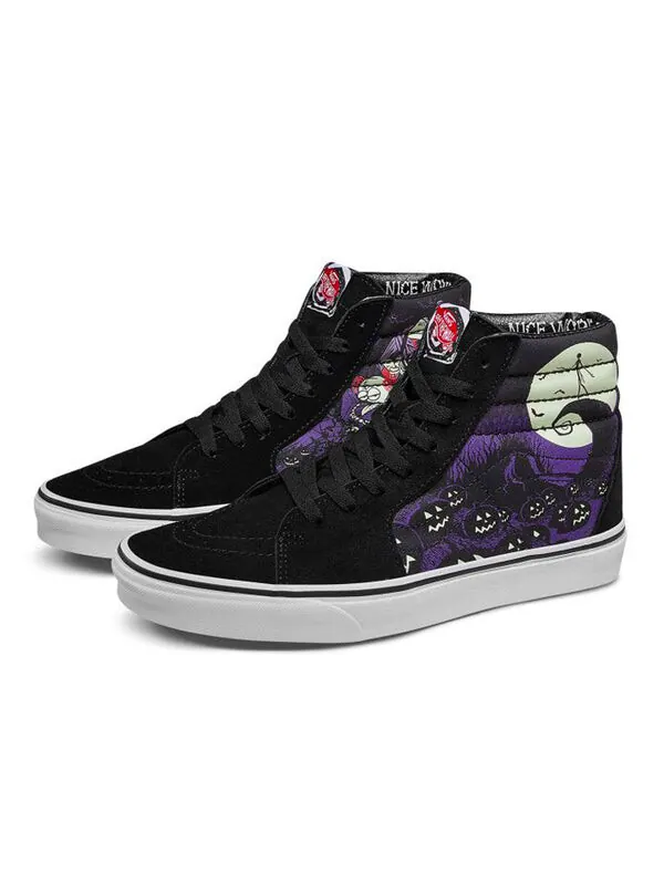 Кроссовки the nightmare before christmas x sk8-hi 'jacks lament' Vans — изображение 2 из 4, черный