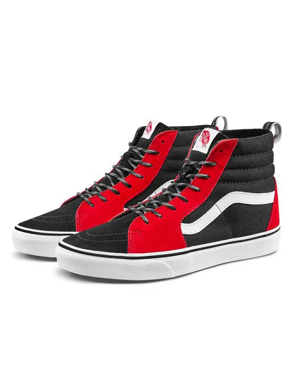 Кроссовки sk8-hi 'otw webbing' Vans — изображение 2 из 4, черный/красный