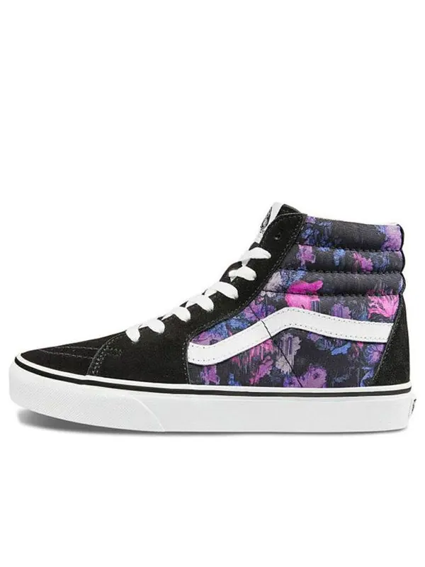 Кроссовки sk8-hi 'warped floral' Vans — изображение 1 из 4, фиолетовый