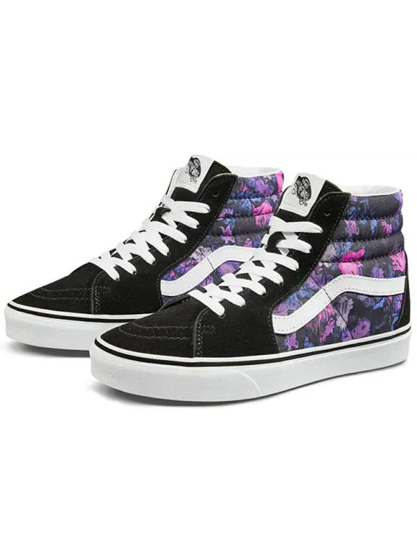 Кроссовки sk8-hi 'warped floral' Vans — изображение 2 из 4, фиолетовый