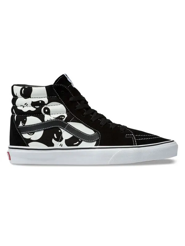 Кроссовки sk8-hi 'alien ghosts' Vans — изображение 2 из 4, черный/белый