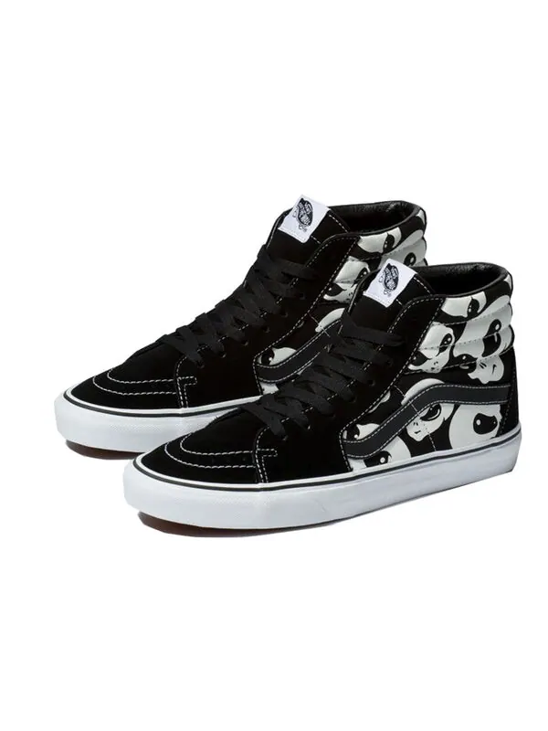 Кроссовки sk8-hi 'alien ghosts' Vans — изображение 3 из 4, черный/белый