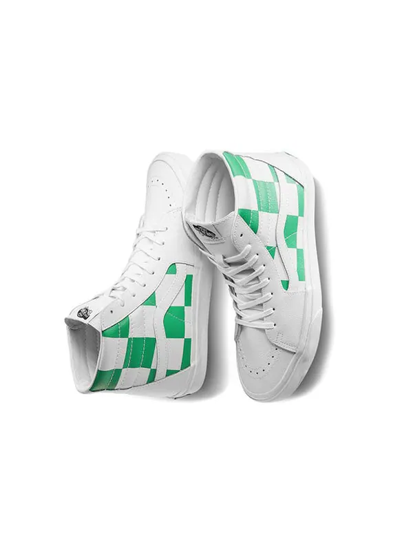Кроссовки sk8-hi white green Vans — изображение 4 из 4, белый/зеленый