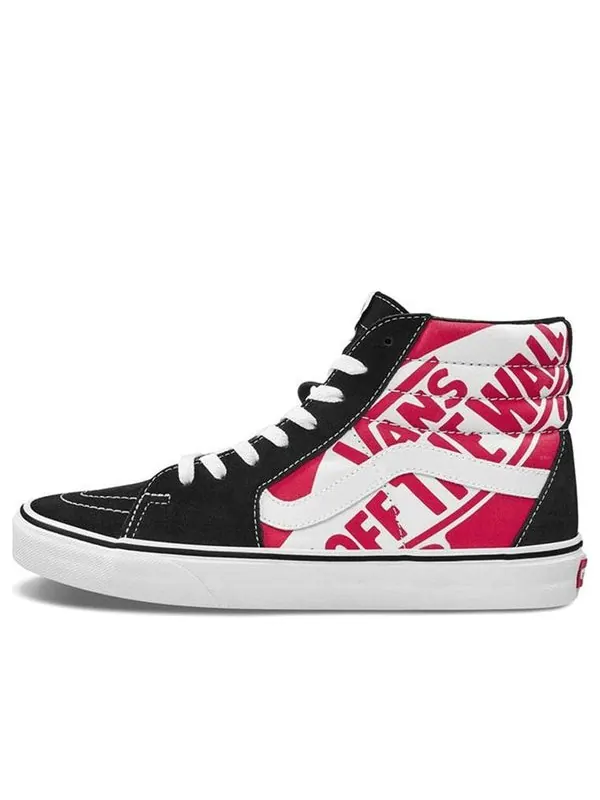 Кроссовки sk8-hi 'off the wall - heel scab' Vans — изображение 1 из 4, черный/красный