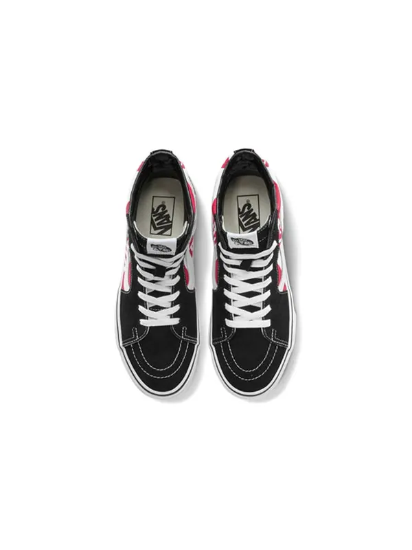 Кроссовки sk8-hi 'off the wall - heel scab' Vans — изображение 3 из 4, черный/красный