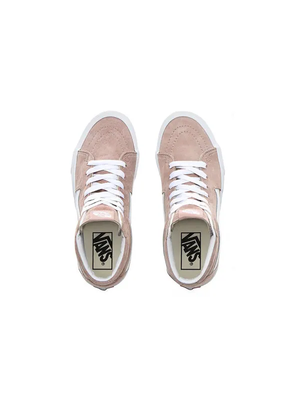 Кроссовки sk8-hi suede 'shadow grey' Vans — изображение 3 из 4, розовый